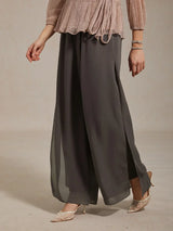 Tairess - Weit geschnittene Hose – Grau