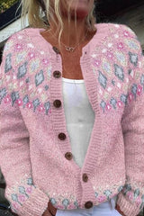 Liorra - Bequemer Cardigan – Pink