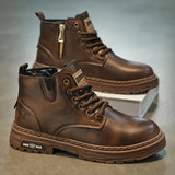 Devin - Wasserdichte Rutschfeste Stiefel – Braun