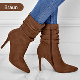 Malinda™ Elegante Raffinierte Stiefel – Braun
