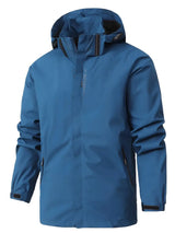 Norberto – Wasserdichte Jacke Mit Langen Ärmeln – Blau
