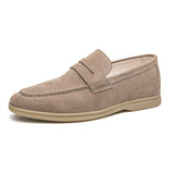 Jano - Business-Lederschuhe in Übergröße – Khaki