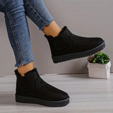 Lovely - Warme und modische Winterstiefel – Schwarz