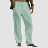 Jovan - Bequeme Sommerhose für Herren mit Kordelzug – Grün