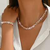 CLAUDINE | HANDGEFERTIGTES SCHWANZFLOSSEN-SCHMUCKSET – Roségold