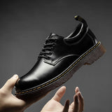 Hugo - Schwarze Leder-Derby-Schuhe mit Stil und Komfort – Schwarz