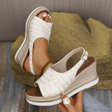 Madelyn | Rutschfest Gepolstert Sandalen – Weiß