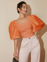 Garnet | Mühelose Eleganz in jedem Stich – Orange