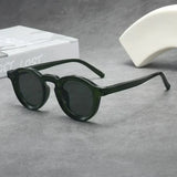 Spectralux – Stilvolle Sonnenbrille Mit Rundem Rahmen – Schwarz