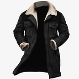 Bror™ - Klassischer Langer Mantel für Herren – Schwarz