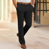 Sebastian Tailored Flachfronthose – Schwarz