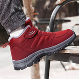 Fleecegefütterte wanderstiefel für damen – Rosarot