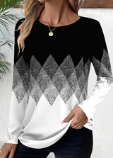 Missane – stylischer pullover für damen – Schwarz