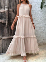 Fien | Elegantes Sommerkleid – Aprikose