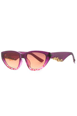 Celeste | Extravagante Cat-Eye Sonnenbrille – Lila