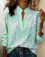 Brielle - Soft-Touch-Bluse – Grün