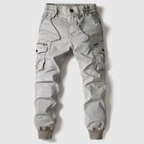 Caelan | Herren Cargo Jogger Hose mit Cargotaschen – Grau