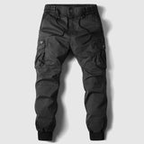 Caelan | Herren Cargo Jogger Hose mit Cargotaschen – Schwarz