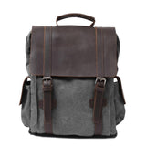 PRAGUE | Kleiner Segeltuch-Rucksack – Dunkelgrau