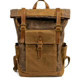 Merkmale des Torla™ Canvas-Rucksacks – Kaffee