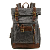 BRIXEN | Rustikaler Rucksack – Grau