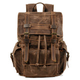 MONTREUX | Canvas Rucksack mit Kordelzug – Kaffee (Fast ausverkauft)