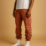 Herrenhose mit Taschenausrichtung | Gerade Form – Rot