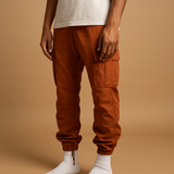 Herrenhose mit Taschenausrichtung | Gerade Form – Oranje