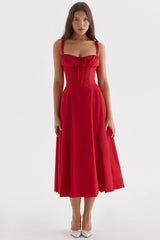 Soleil™ Eleganter Silhouettenstil – Rot