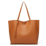 Istar Weiche Schultertasche – Braun