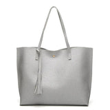 Istar Weiche Schultertasche – Silber
