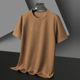 Caspian | Herren Rundhals Kurzarm T-Shirt – Braun