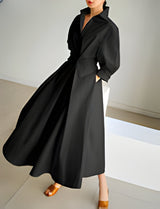Isa | Schickes raffiniertes Maxikleid – Schwarz