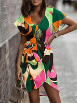 Brenda - Vielseitiges elegantes Sommerkleid für jede Gelegenheit – Bunt 2
