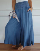 - Hose mit elastischem Bund – Blau
