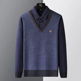 Karl - polo-pullover – Blau