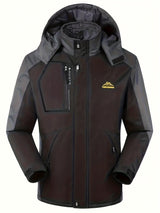 Herren Skijacke | Sportliche Outdoor Skibekleidung – Schwarz