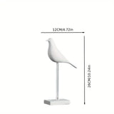 PerchForm – Minimalistische Dekorative Vogel Skulpturen Auf Ständer – Weiß