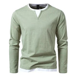 Alwin | Premium Longsleeve aus gekämmter Baumwolle – Grün