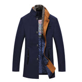 Ferdinand - Eleganter Mantel für Herren – Blau