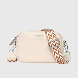 Hailey | Verstellbarer Schultergurt Mehrere Fächer Umhängetasche – Beige