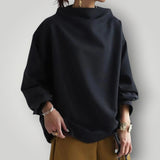 Damen Rollkragenpullover | Eleganter Pullover in Schwarz – Schwarz