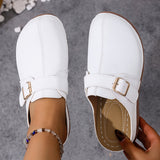 Orlaith - Gepolsterte orthopädische Sandalen – Weiß