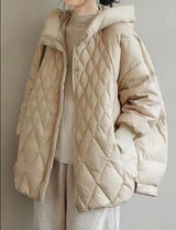 Schöne lässige entendaunenjacke – bonnie – Khaki