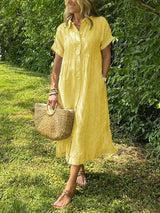 Clarivelle | Maxi Dress – Gelb