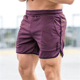 Slim Fit elastische Herren-Badehosen – Lila