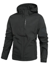 Norberto – Wasserdichte Jacke Mit Langen Ärmeln – Schwarz