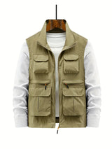 Stilvolle Outdoor Herrenweste - Thorne – Khaki