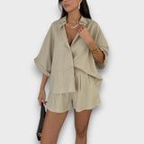 Salvia – Set mit urbaner Leichtigkeit – Khaki