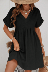 Marian – Elegantes Minikleid aus Spitze mit femininer Ausstrahlung – Schwarz
